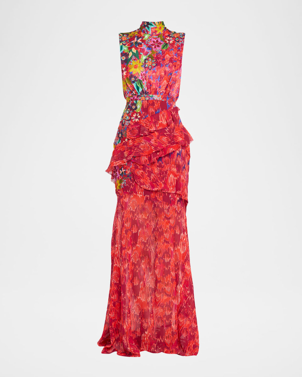 Fleur Ruffled Astilbe Garden Dress